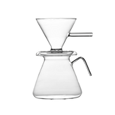 Crema Culture Heat-resistant Glass Coffee Pot with Filter Cup