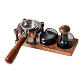Crema Culture Multifunctional Italian Coffee 51-58mm Solid Wood Press Base — Crema Culture