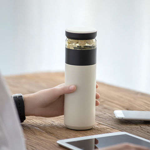 Crema Culture 520ml Tea Separated Thermos Bottle