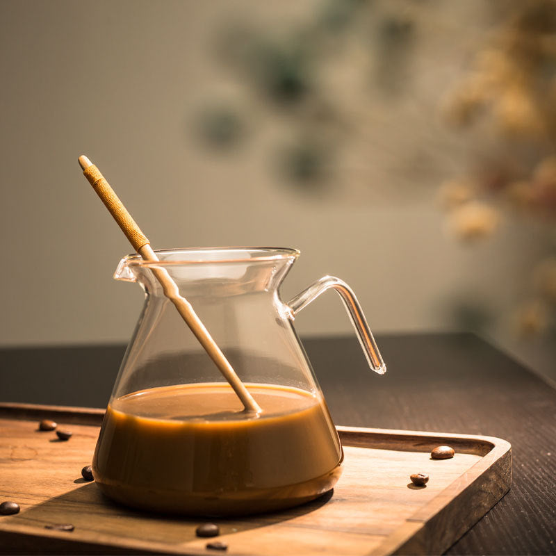 Crema Culture Heat-resistant Glass Coffee Pot with Filter Cup