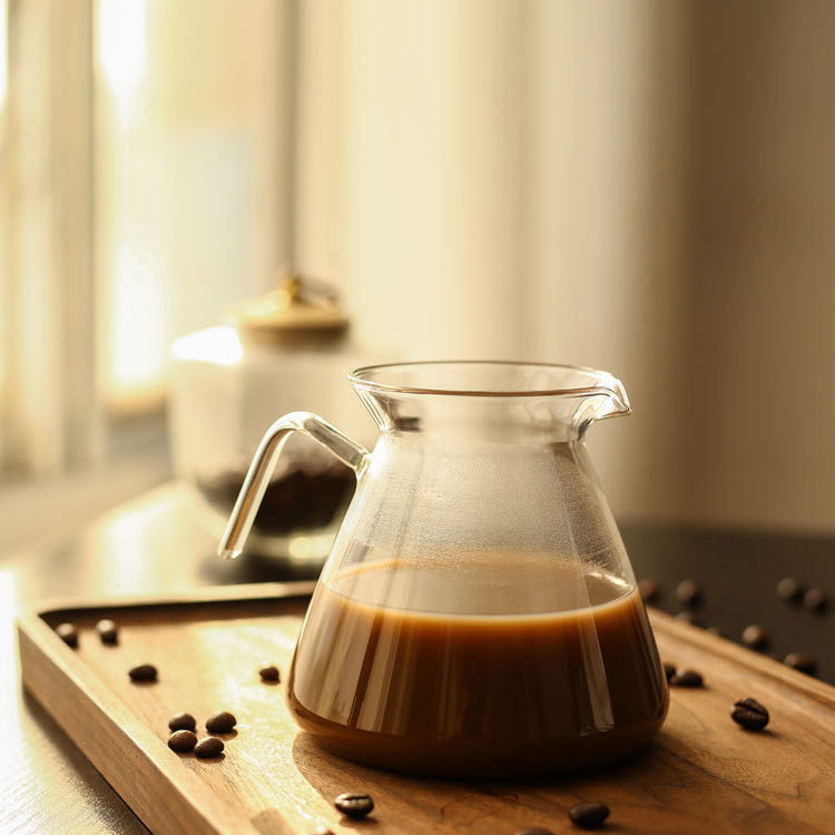 Crema Culture Heat-resistant Glass Coffee Pot with Filter Cup