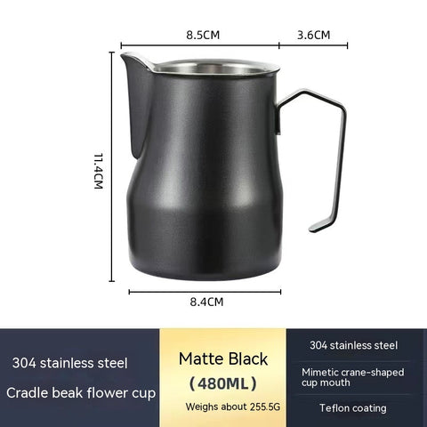 Crema Culture Crane Spouted Milk Frothing Pitcher
