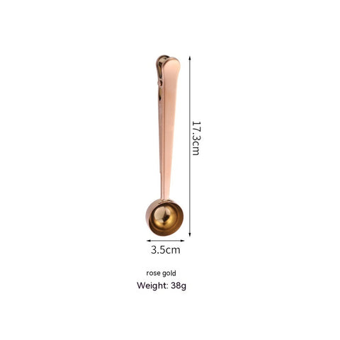 Crema Culture Stainless Steel Coffee Spoon With Clip