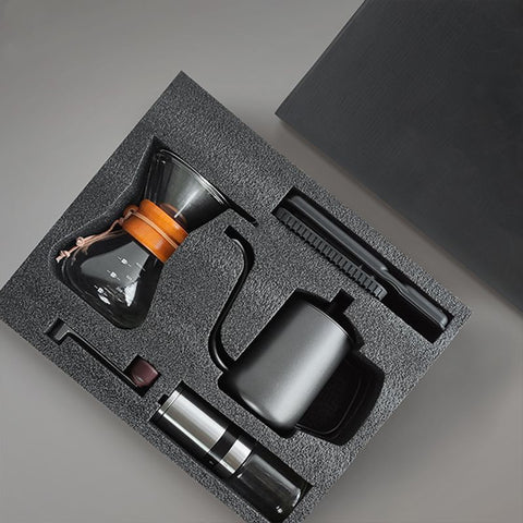 Crema Culture Flow V2 - 4 Piece Drip Filter Coffee Pot Set