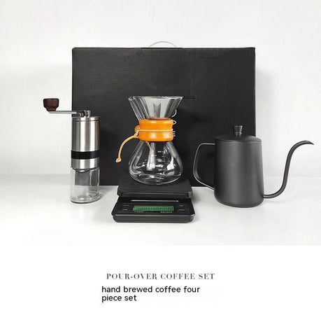 Crema Culture Flow V2 - 4 Piece Drip Filter Coffee Pot Set