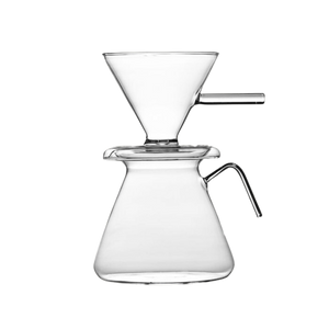 Crema Culture Heat-resistant Glass Coffee Pot with Filter Cup
