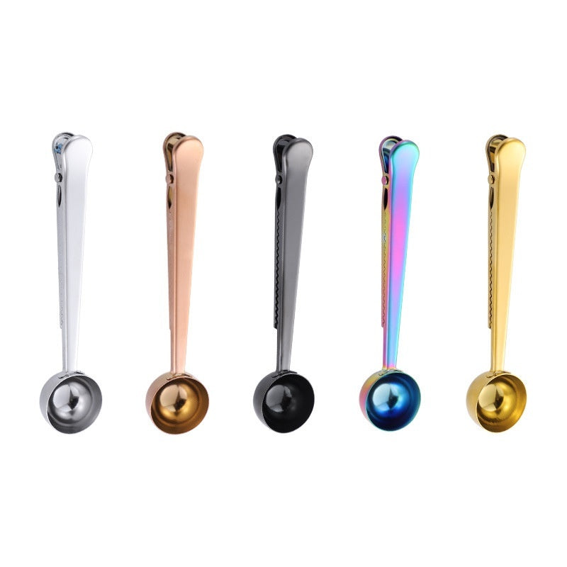 Crema Culture Stainless Steel Coffee Spoon With Clip