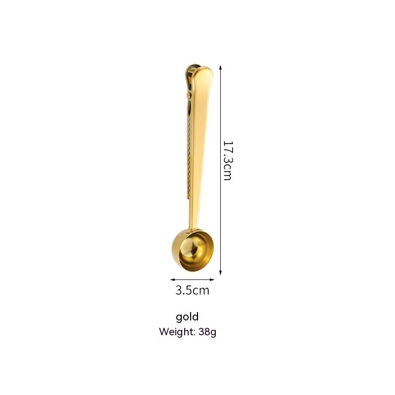 Crema Culture Stainless Steel Coffee Spoon With Clip