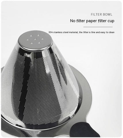 Crema Culture Flow V2 - 4 Piece Drip Filter Coffee Pot Set