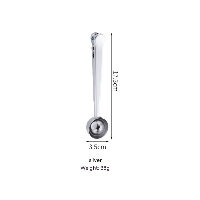 Crema Culture Stainless Steel Coffee Spoon With Clip