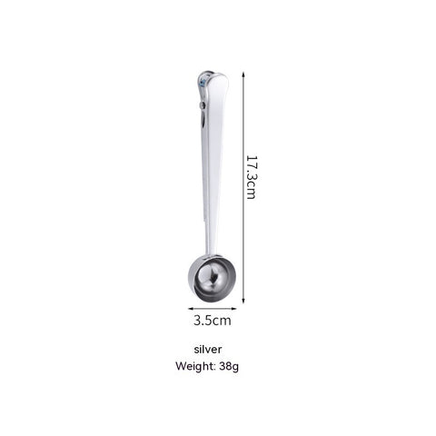 Crema Culture Stainless Steel Coffee Spoon With Clip