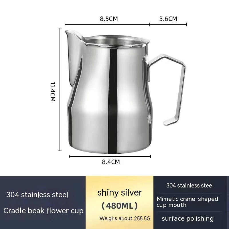 Crema Culture Crane Spouted Milk Frothing Pitcher
